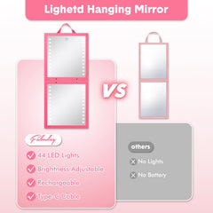 Fabuday Miroir pendu brillance réglable, ajustement rapide de l’éclairage.
