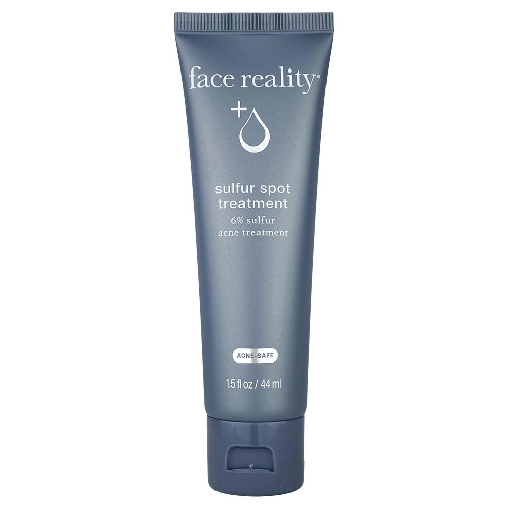 Face Reality Soufre Point Traitement : action ciblée pour réduire l'inflammation et les pores.