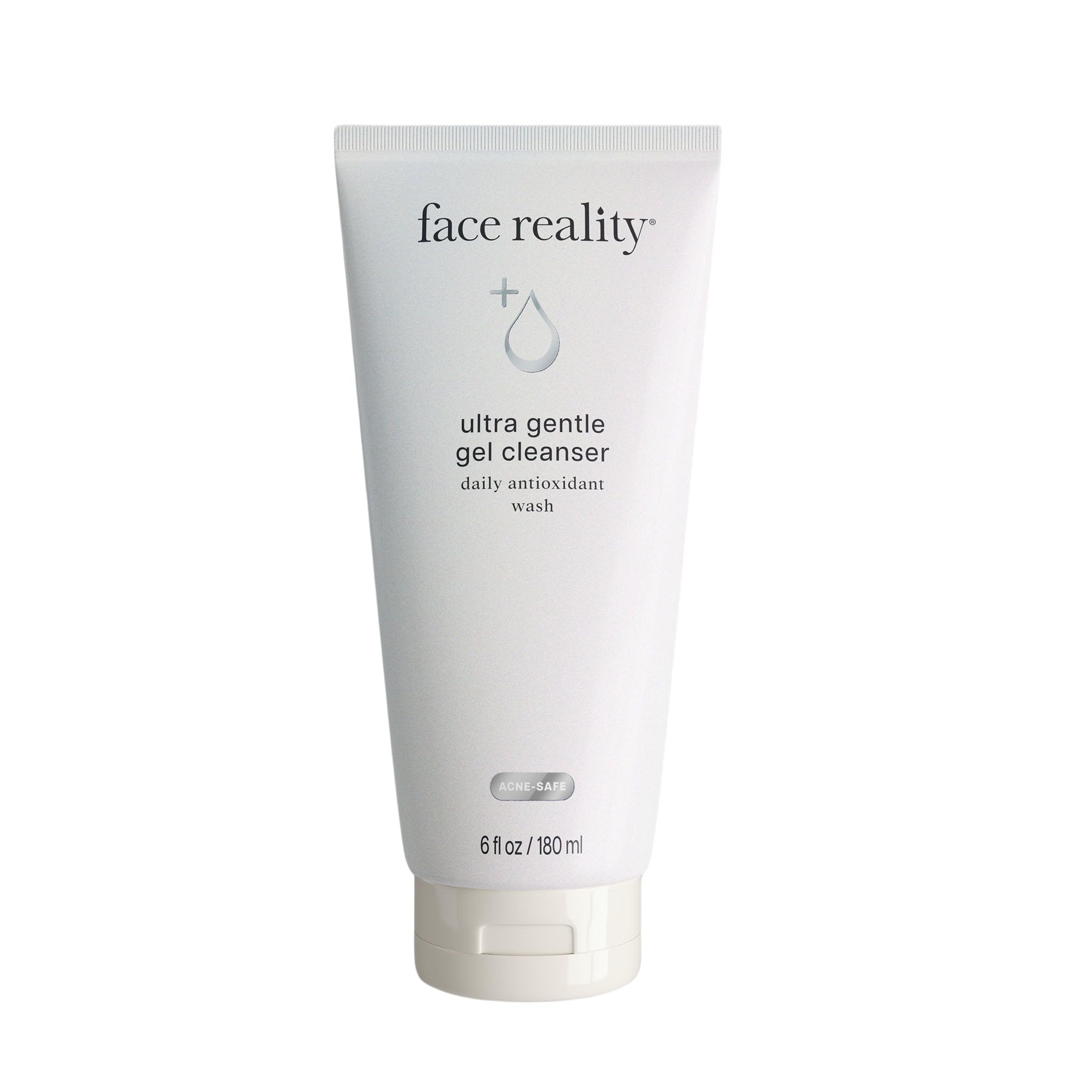 Face Reality Ultra Gentle Cleanser – bouteille claire, nettoyant doux pour la routine quotidienne.
