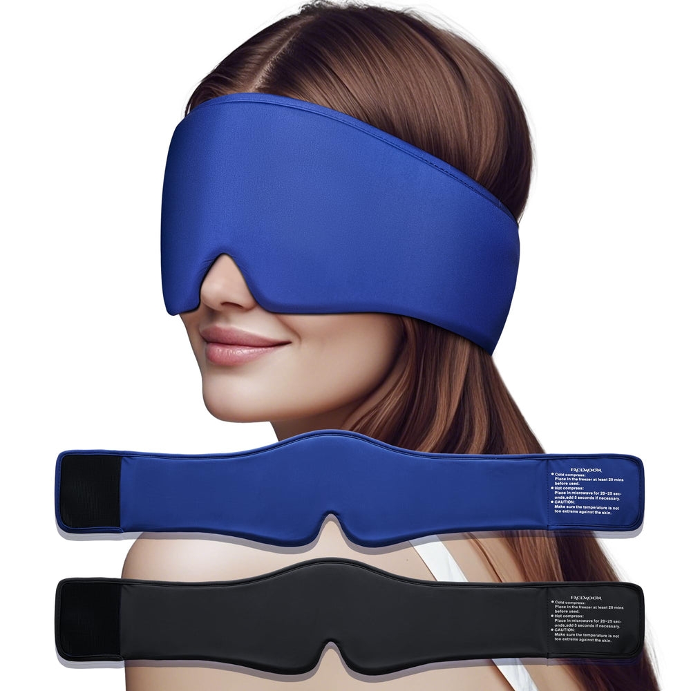 FACEMOON 2-pack masque yeux gel refroidissant pour yeux fatigués et poches