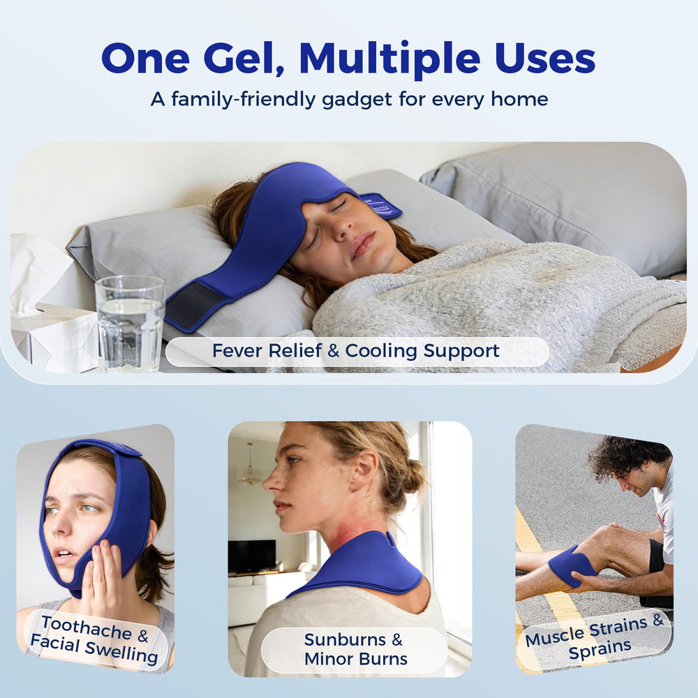 FACEMOON masque yeux gel réutilisable et durable pour un confort durable.