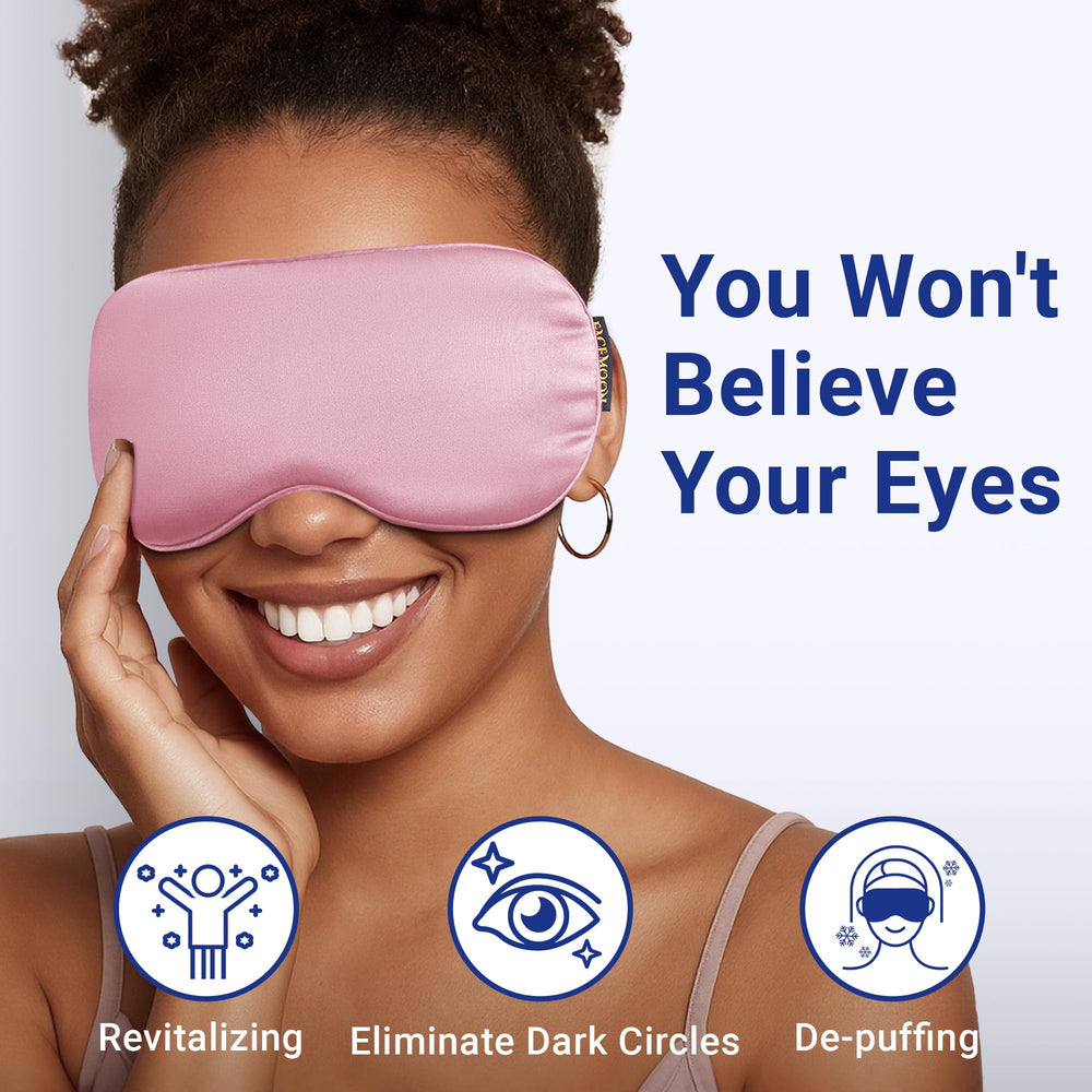 FACEMOON masque yeux emballage cadeau rose, parfait pour offrir.