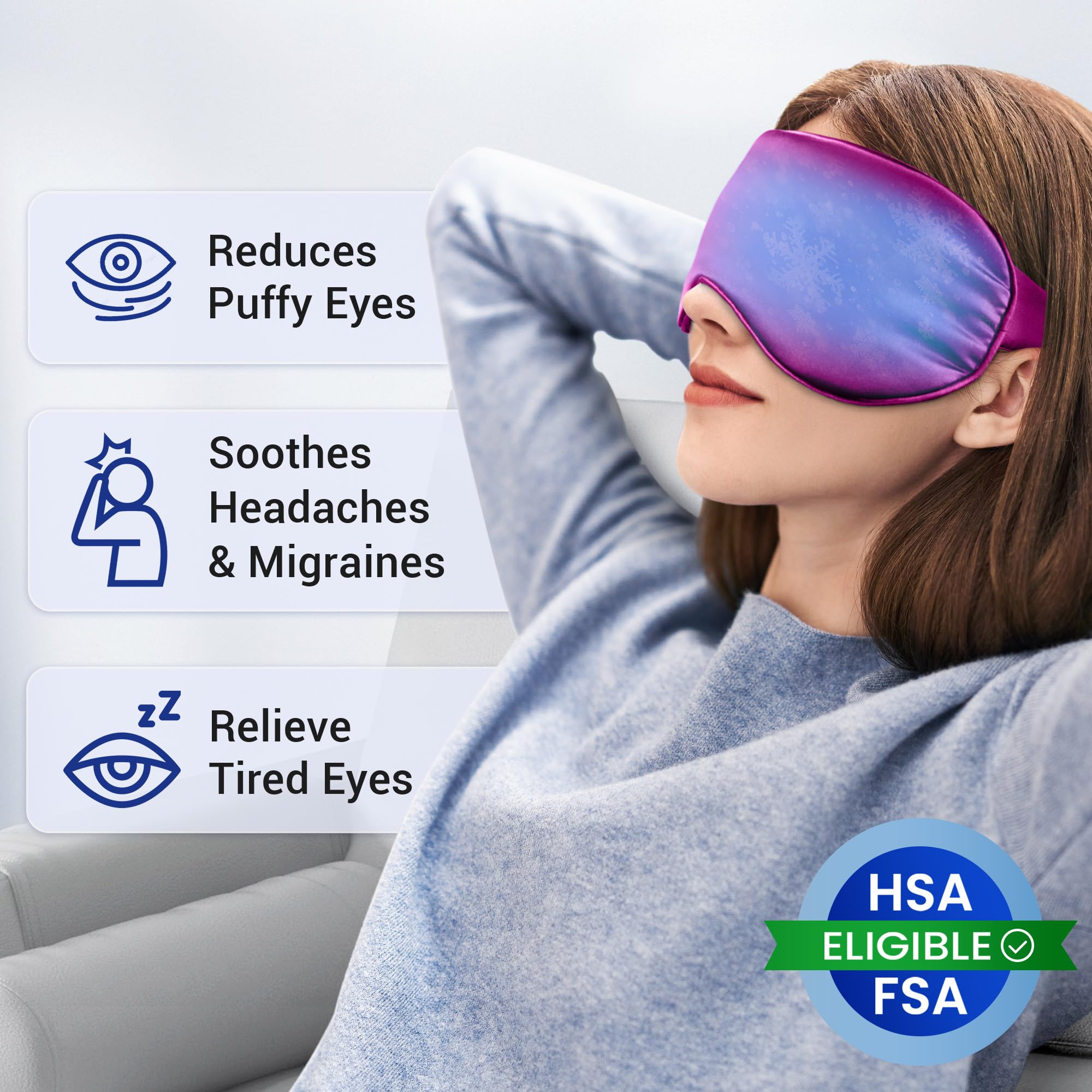 FACEMOON masque-yeux-flexible s'adapte au visage pour un confort durable.