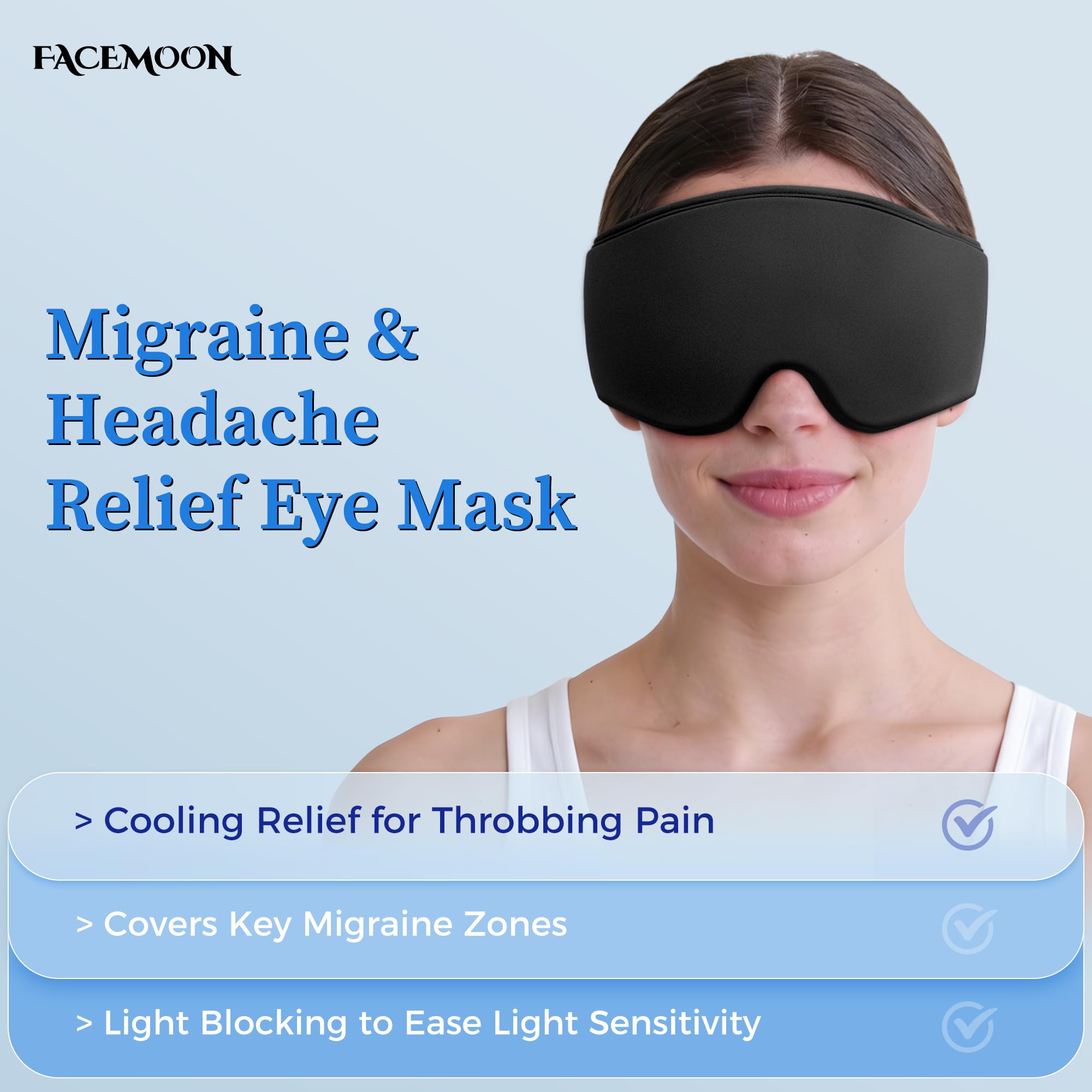 FACEMOON Utilisation nocturne avant le coucher pour la détente