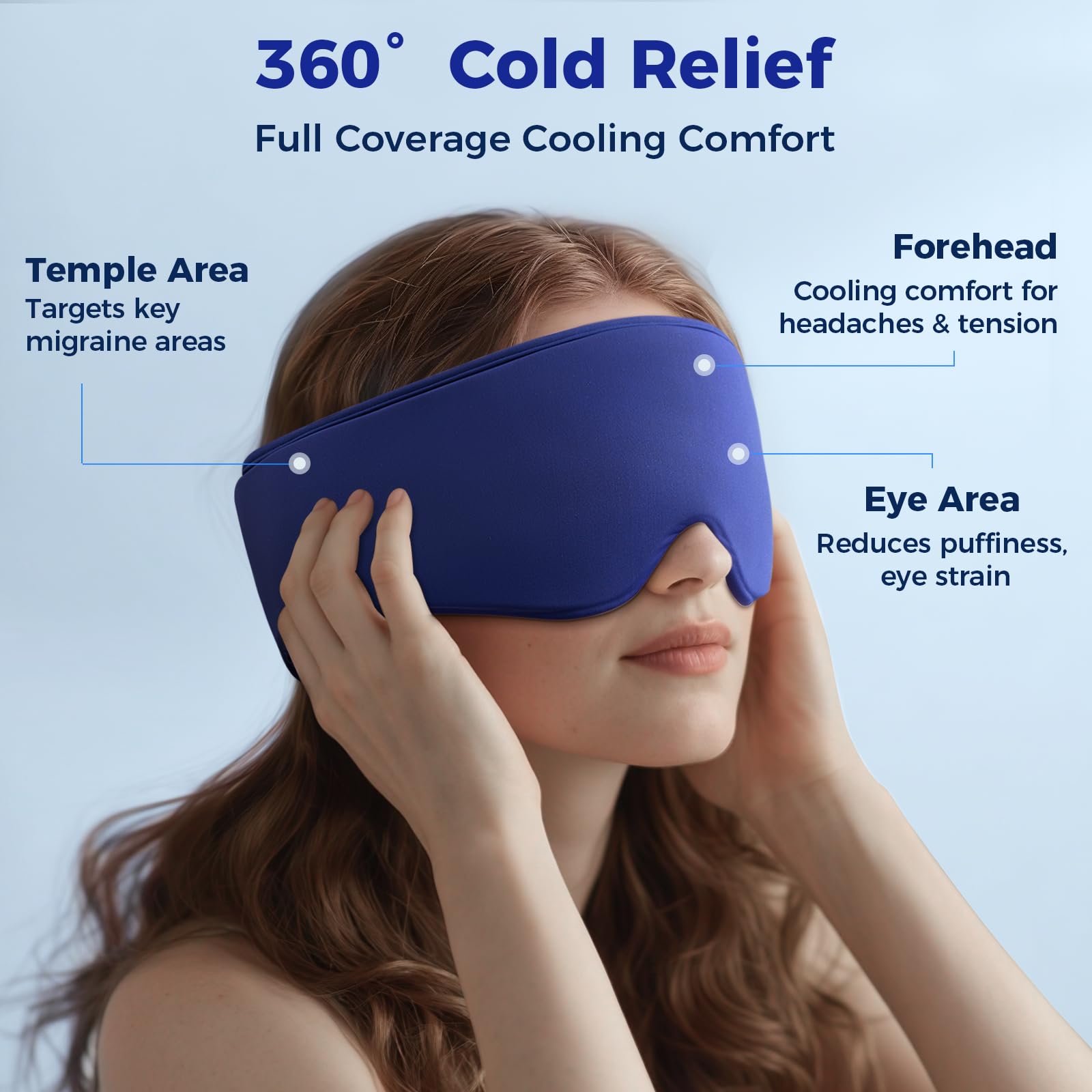 FACEMOON masque yeux poids 250 g offre une pression apaisante.
