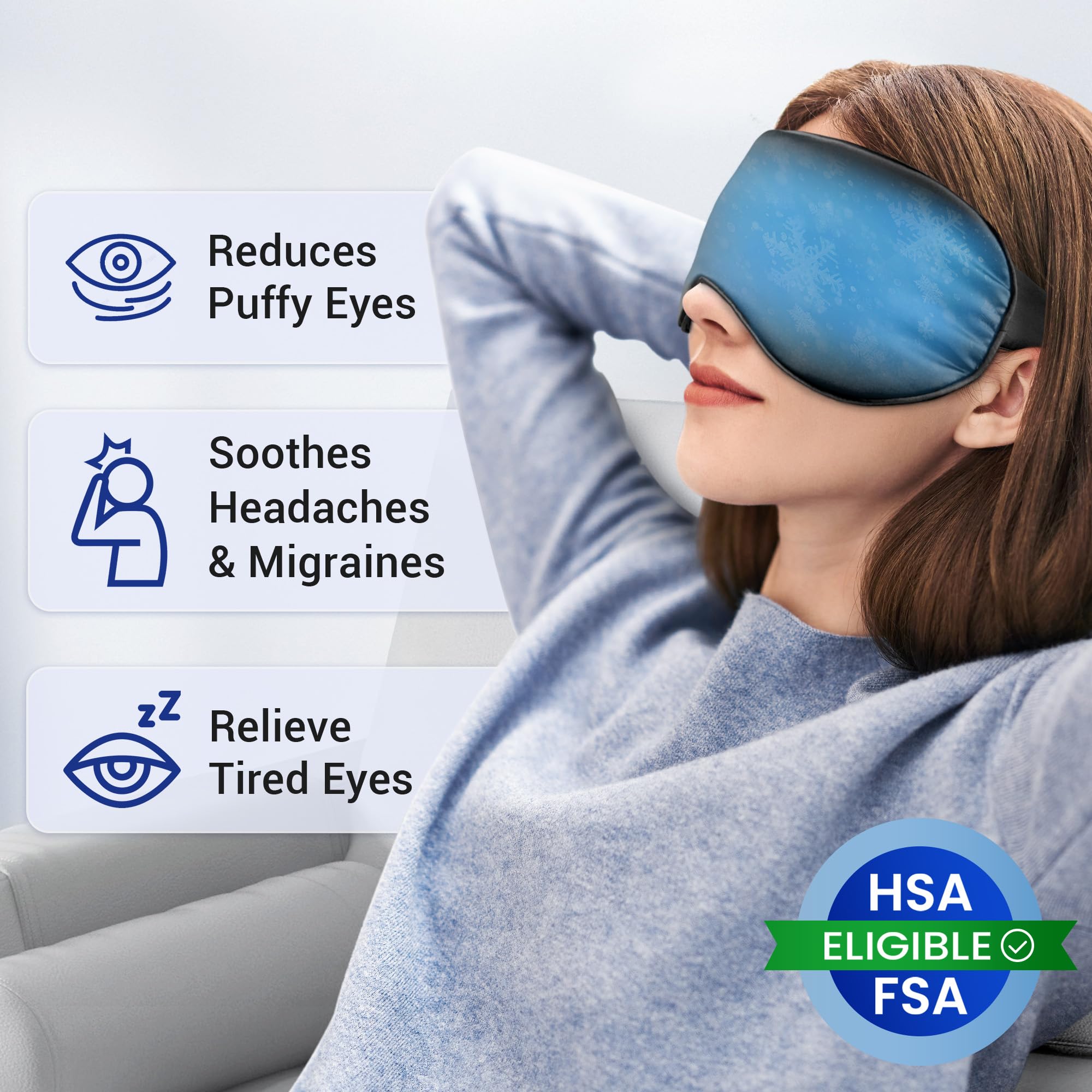 FACEMOON masque-yeux-refroidissement-gonflement réduit les poches sous les yeux