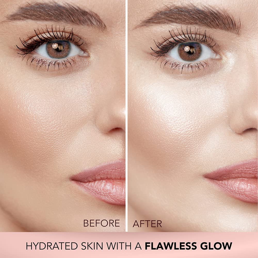 FACESCANADA Strobe Cream Rose Gold, texture crème lumineuse pour une hydratation douce et durable.