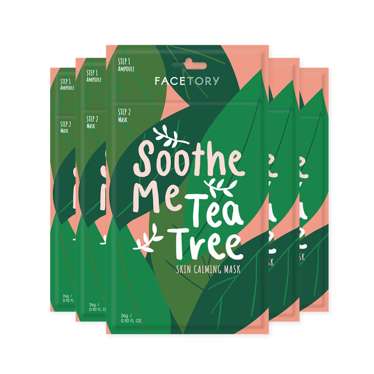FACETORY ampoule apaisante Tea Tree apaise irritations et rougeurs potentielles.