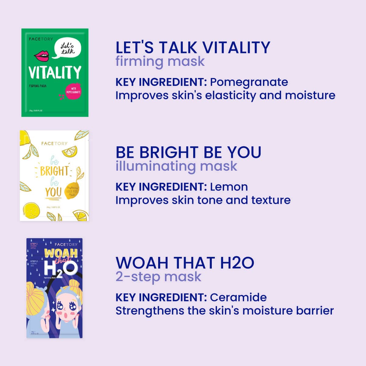FACETORY self-care moment captures relaxing routine with Korean-made masks.