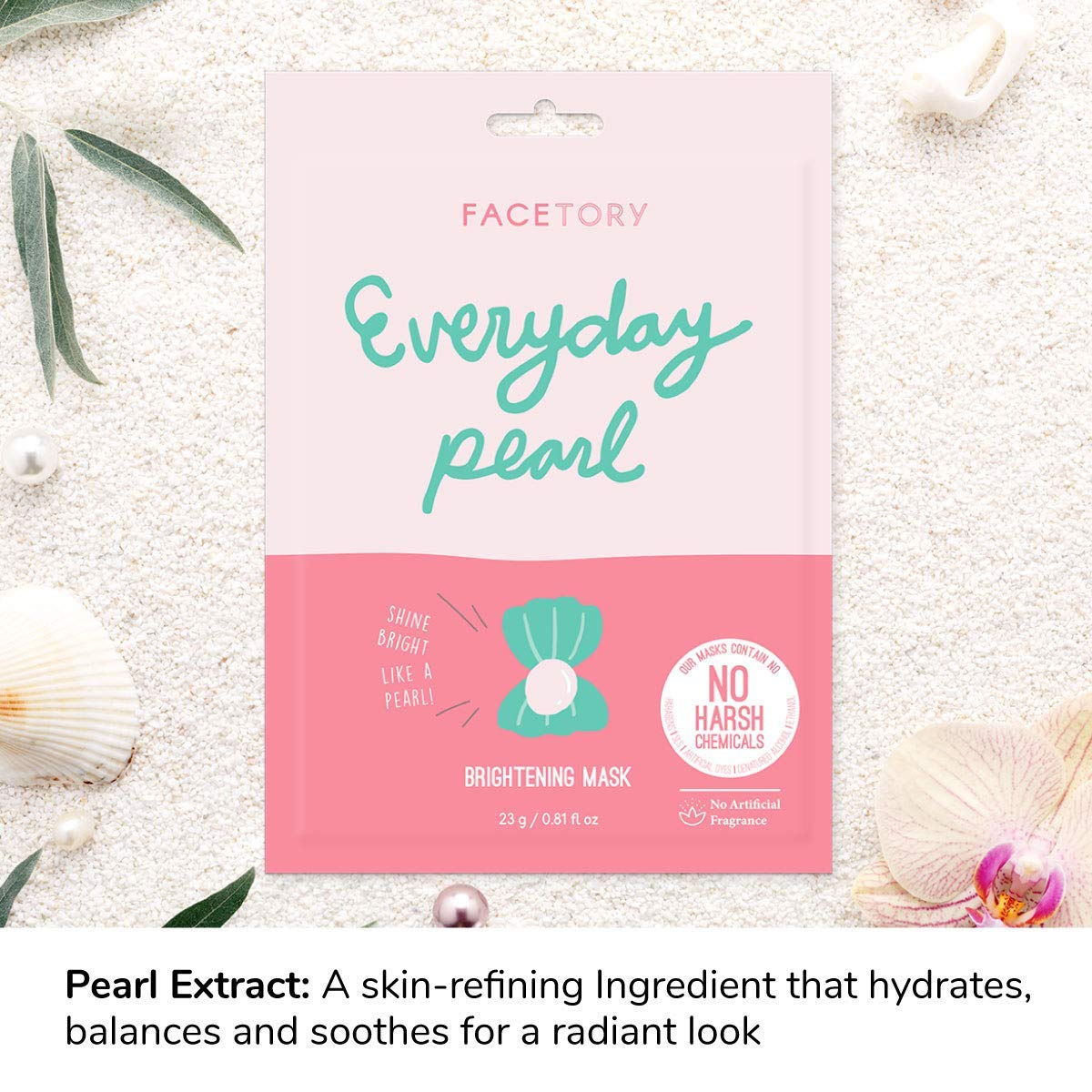 FACETORY feuille Cupra Tencel douce et respirante sur visage