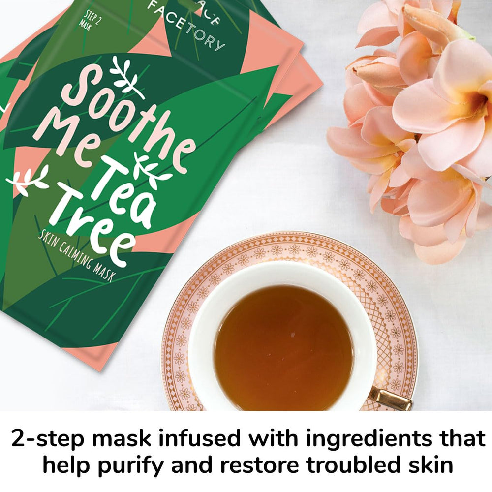FACETORY masque coton Cupra adhère parfaitement et diffuse les actifs.