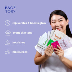 FACETORY masque apaisant à l’essence nourrissante pour une peau douce