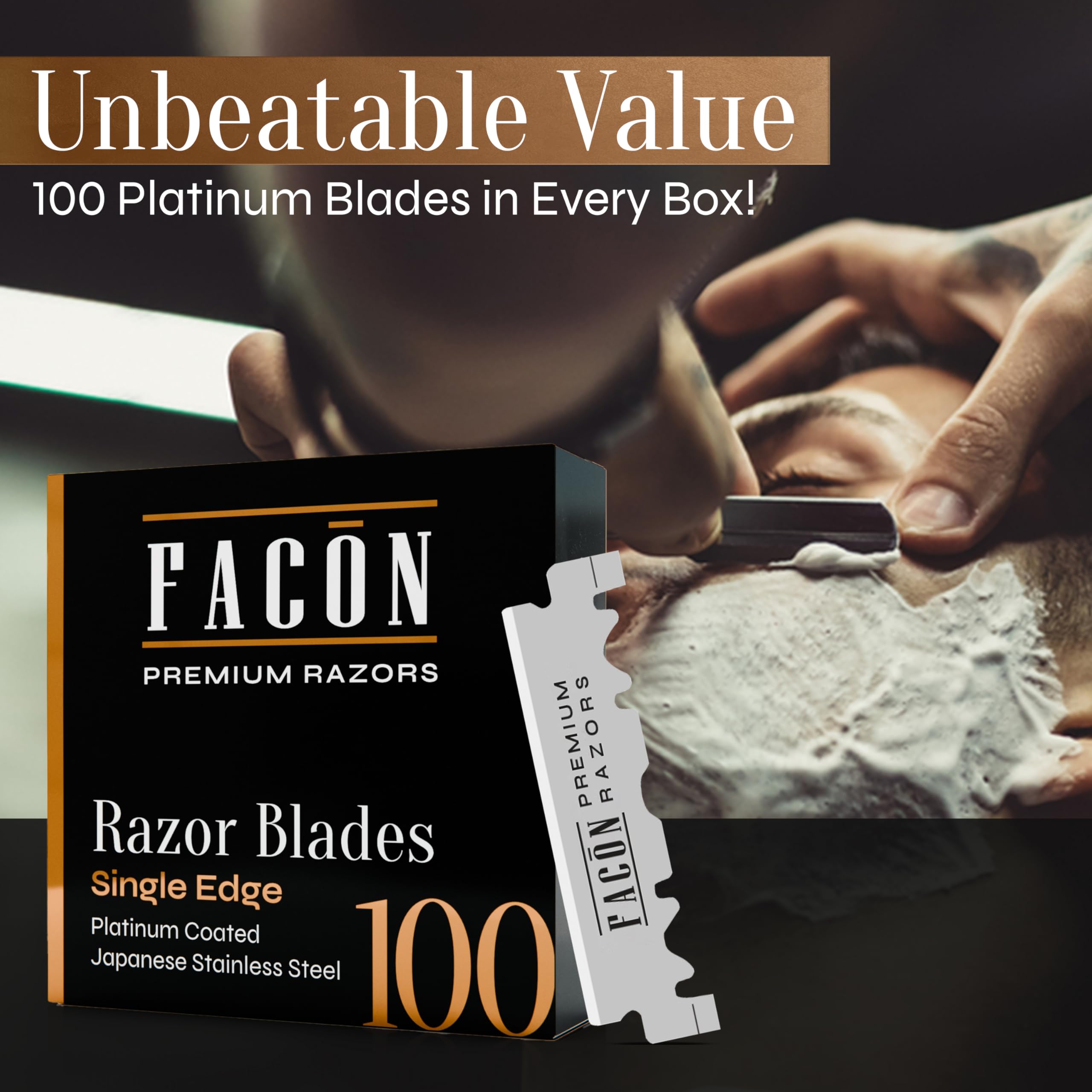 FACON détail barbe et moustache pour contours nets
