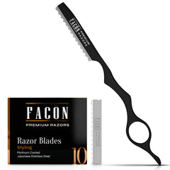FACON Faether rasoir cheveux ensemble complet facile à utiliser en salon et à domicile.