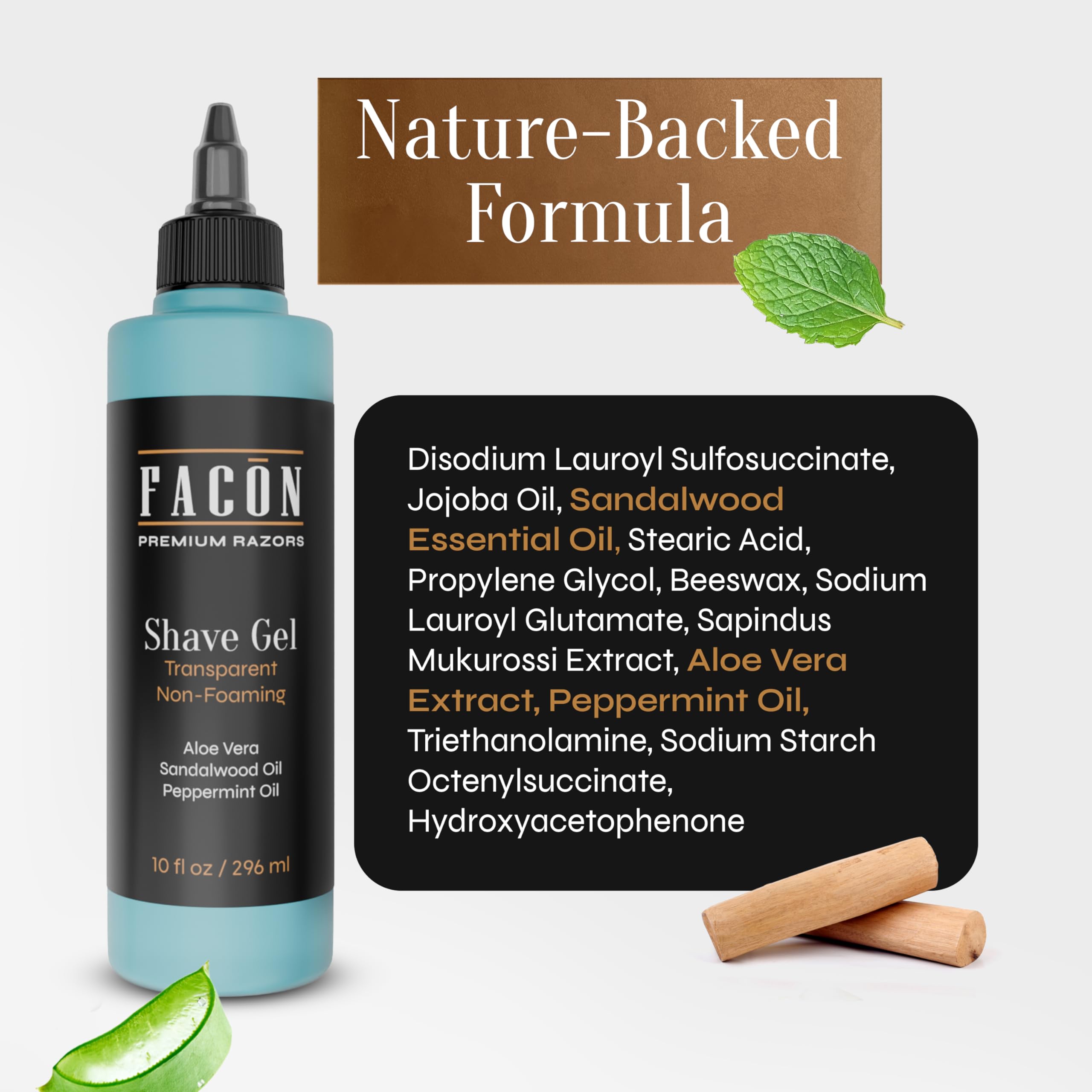FACON cruelty-free premium grooming product supports safe daily use.