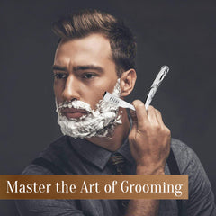 Rasoir Facón droit, précision barbier pour un rasage net et confortable.