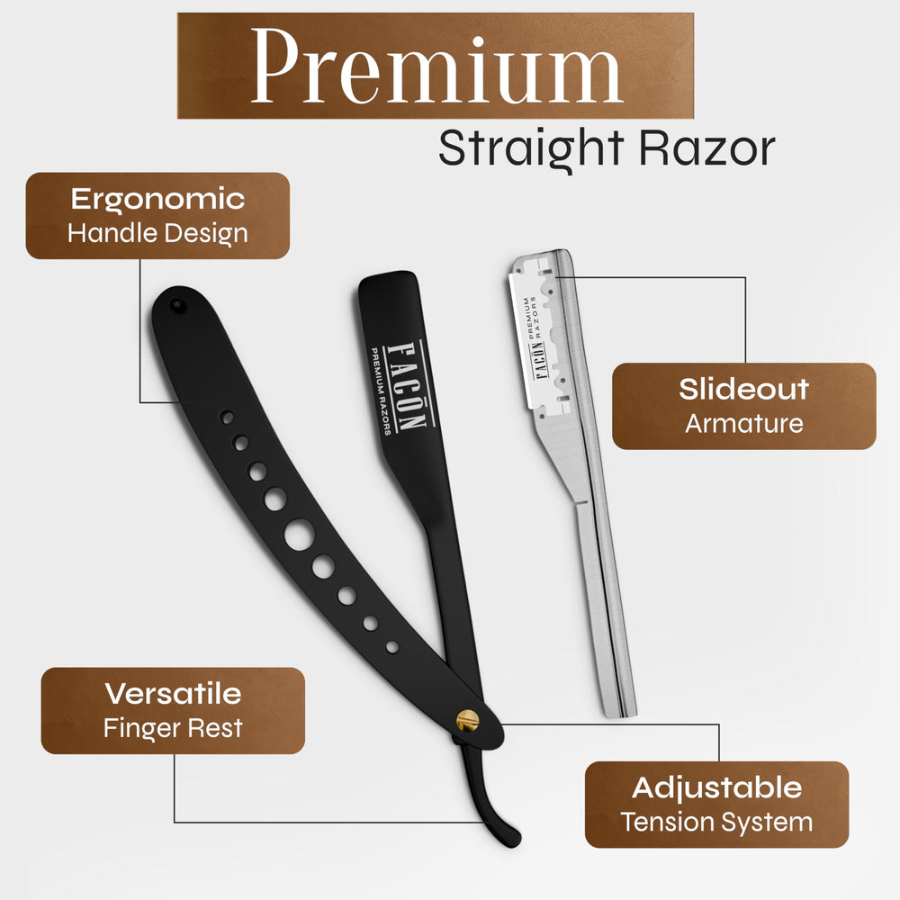 FACON cadeau barbière prêt à offrir pour les amateurs de rasage.