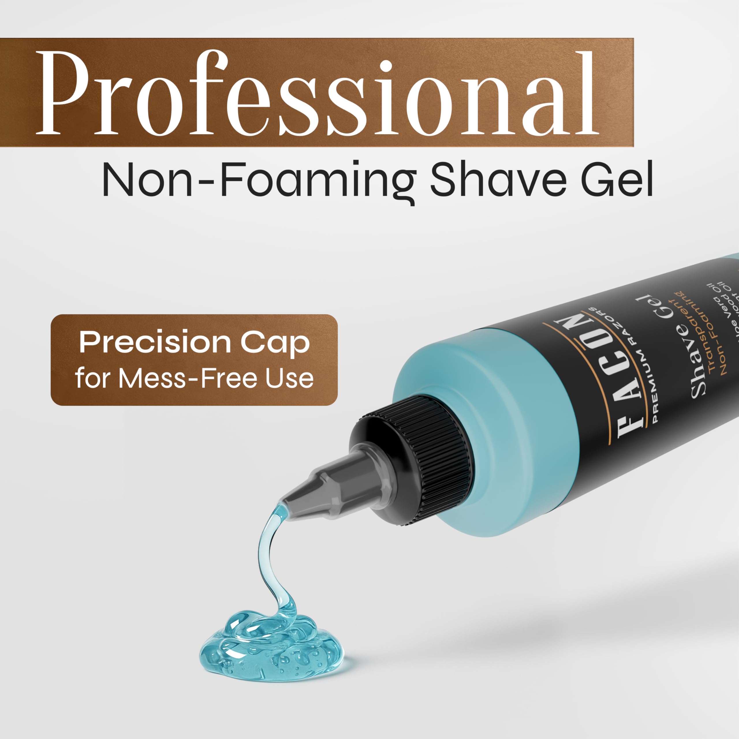 FACON fragrance-retained gel suits barbers and home grooming routines.