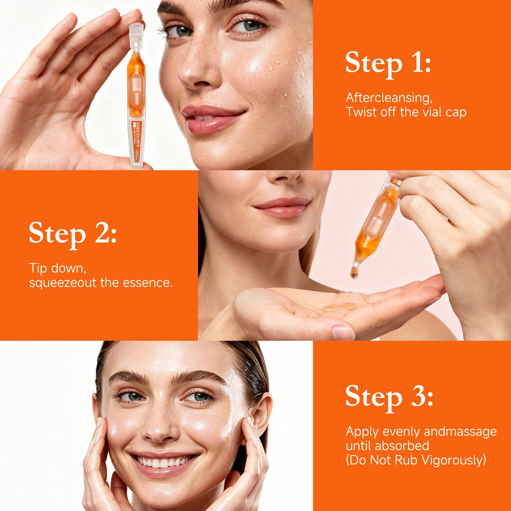 Faczuryn Salmon DNA Serum glass ampoule shows premium Korean skincare.