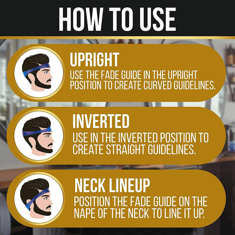 Fade Guide - usage rapide et simple pour des coupes à domicile.