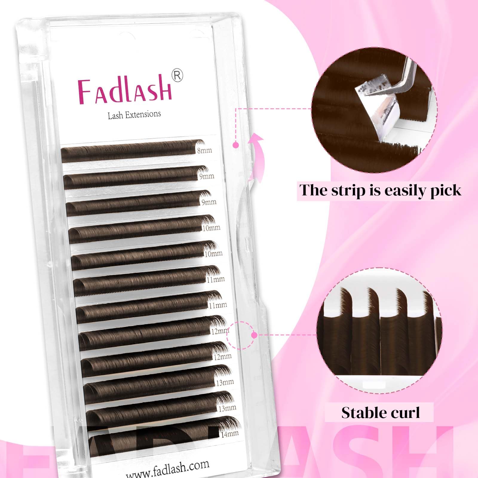 Bandes-foil FADLASH faciles à retirer, gain de temps et économies.