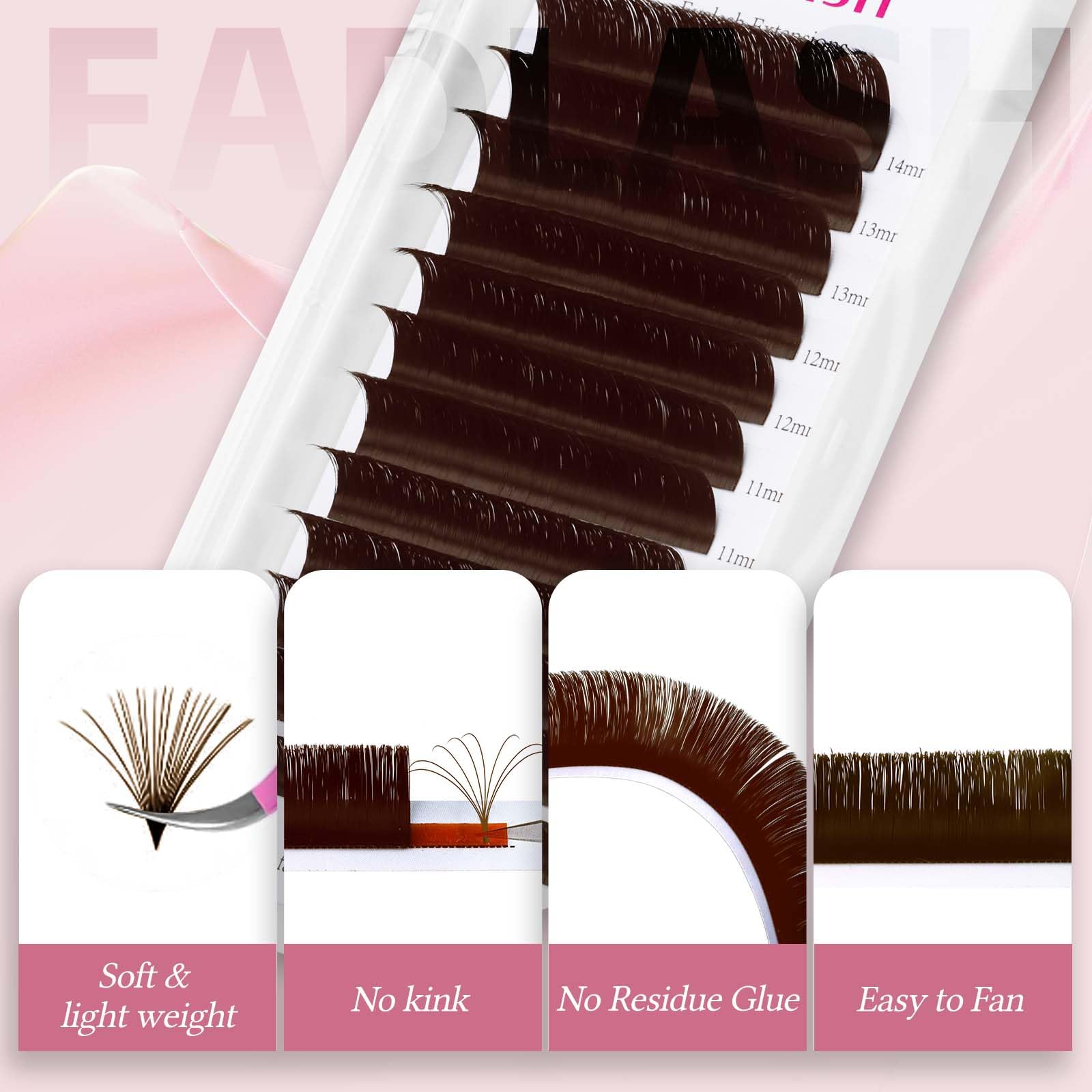 FADLASH bandes teintes a-enlever facilement, gain de temps.