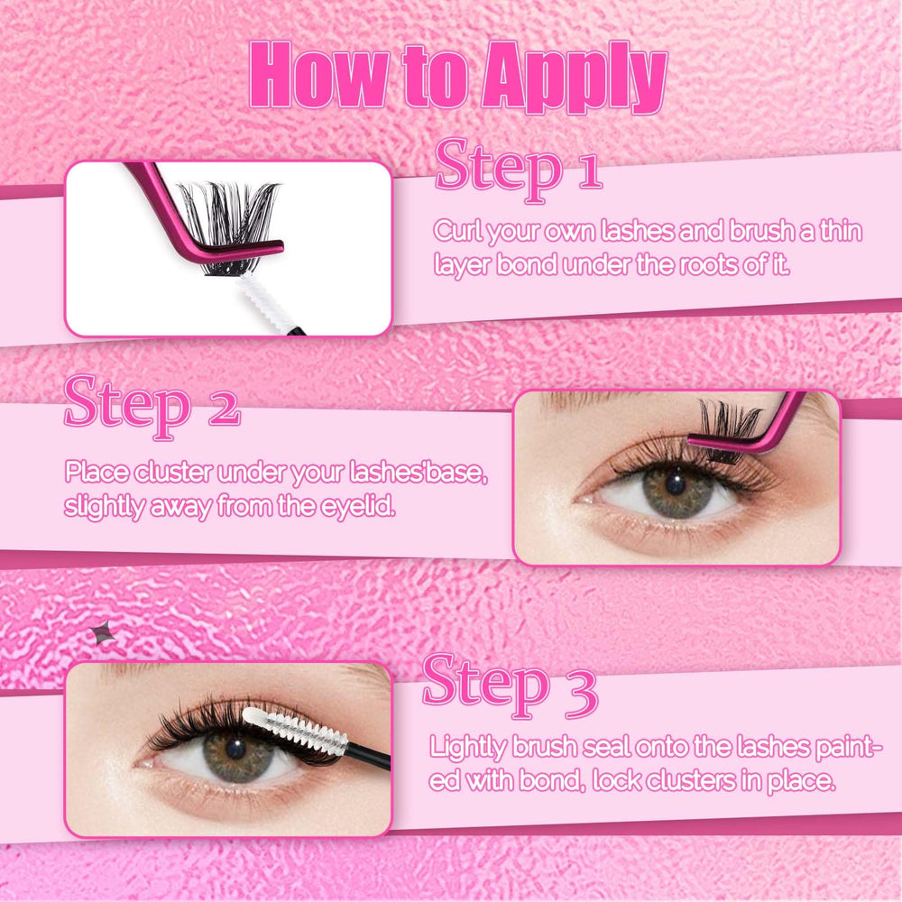 FADLASH cils grappes 100D, maintien du pli naturel toute la journée.