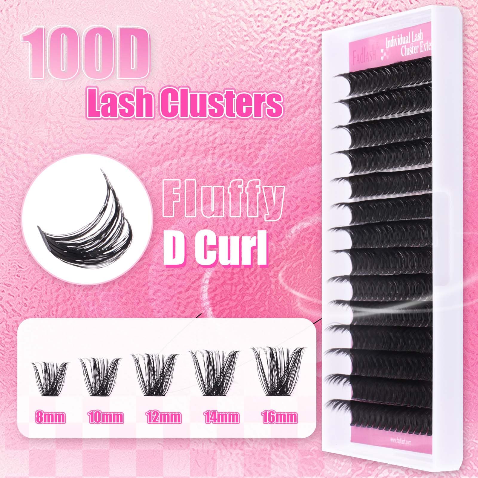FADLASH cils grappes légères et durables pour une tenue longue durée.