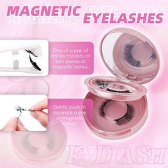 FADLASH cils magnétiques look naturel sans colle.