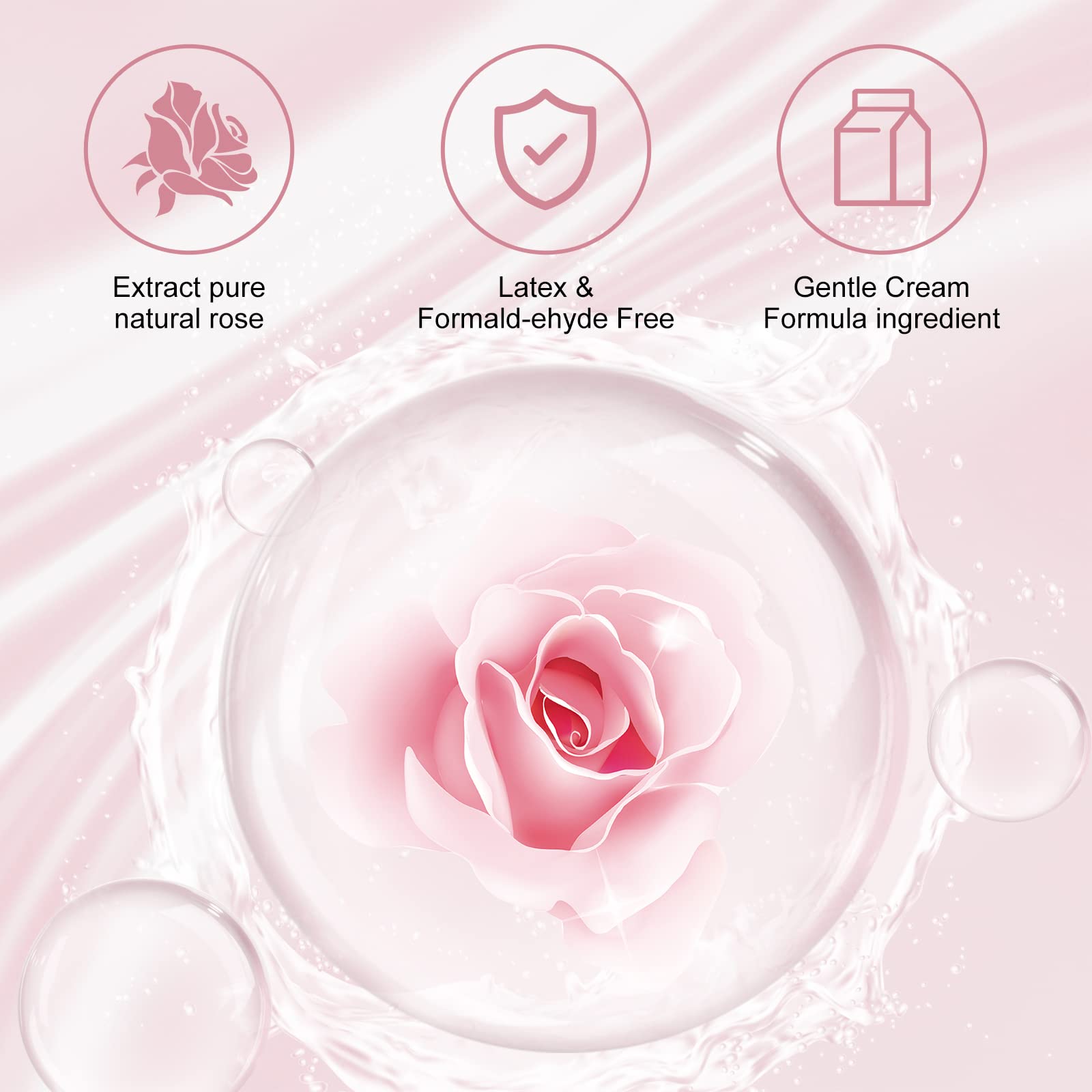 Dissolvant pour extensions FADLASH, sans résidu après rinçage.