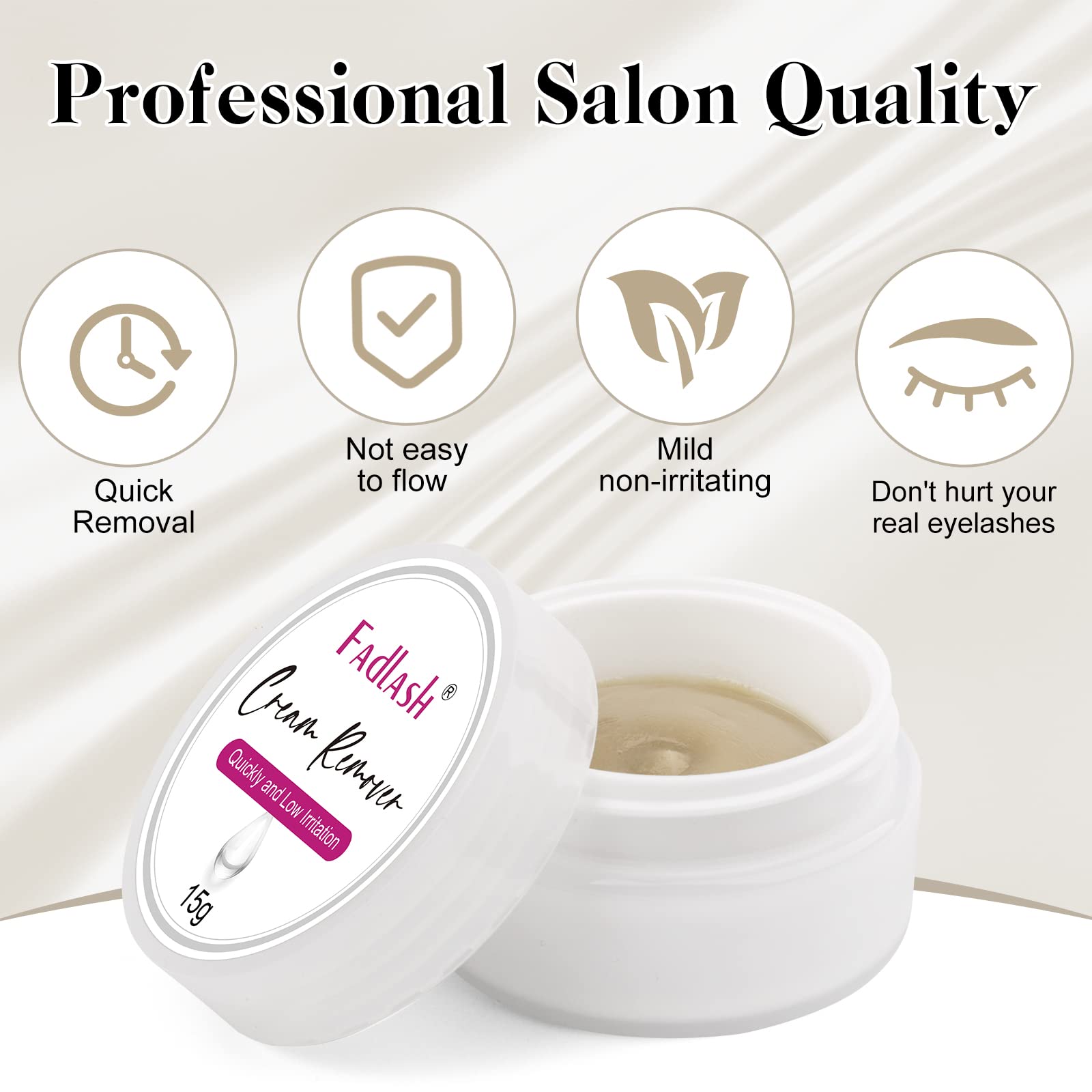 FADLASH Emballage prêt à l’emploi pour salons pro du soin des cils.