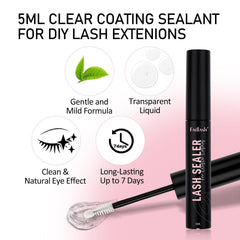 Formule douce du sealant respecte les cils tout en renforçant la barrière.