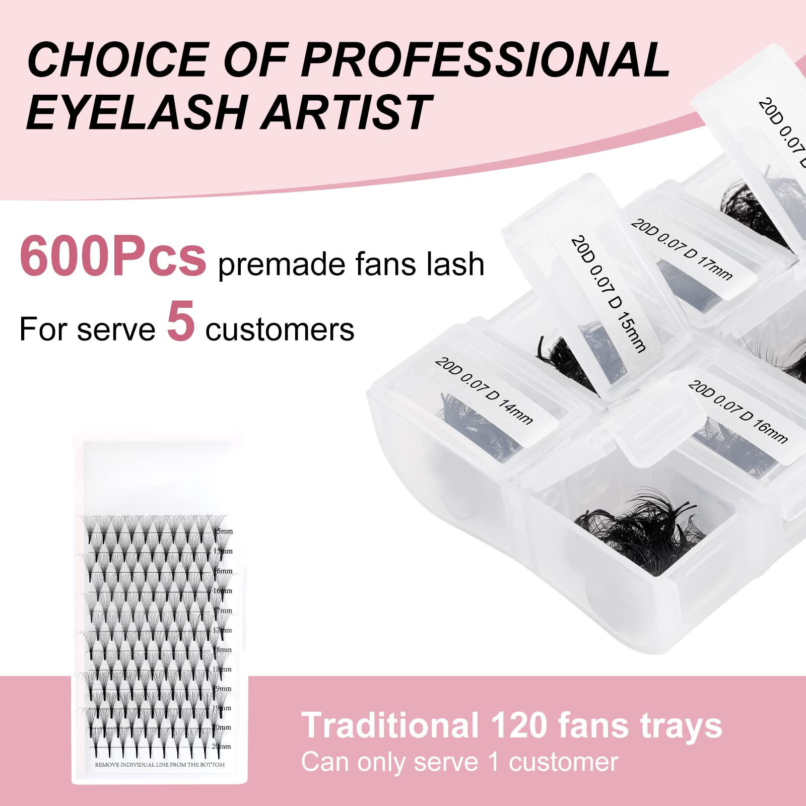 FADLASH: matériau Black PBT doux et léger pour les extensions.