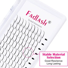 Matériau PBT mat FADLASH épines, douceur proche des cils.
