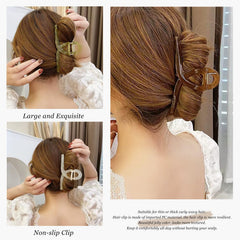 FAELBATY clip jelly papillon marron, prise facile et tenue fiable.