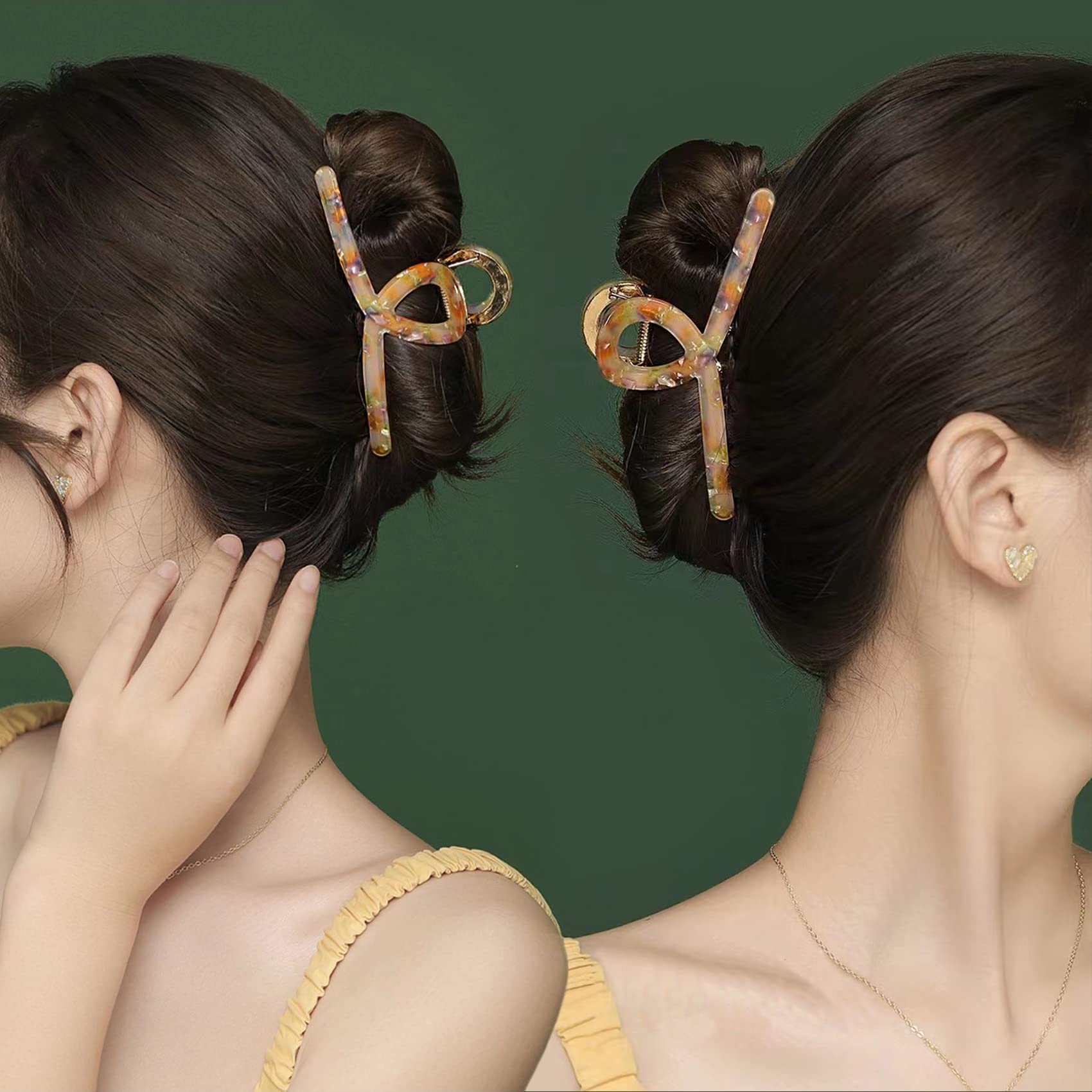 FAELBATY serre-cheveux papillon grand taille 4,7 pouces, convient à tous les types de cheveux.