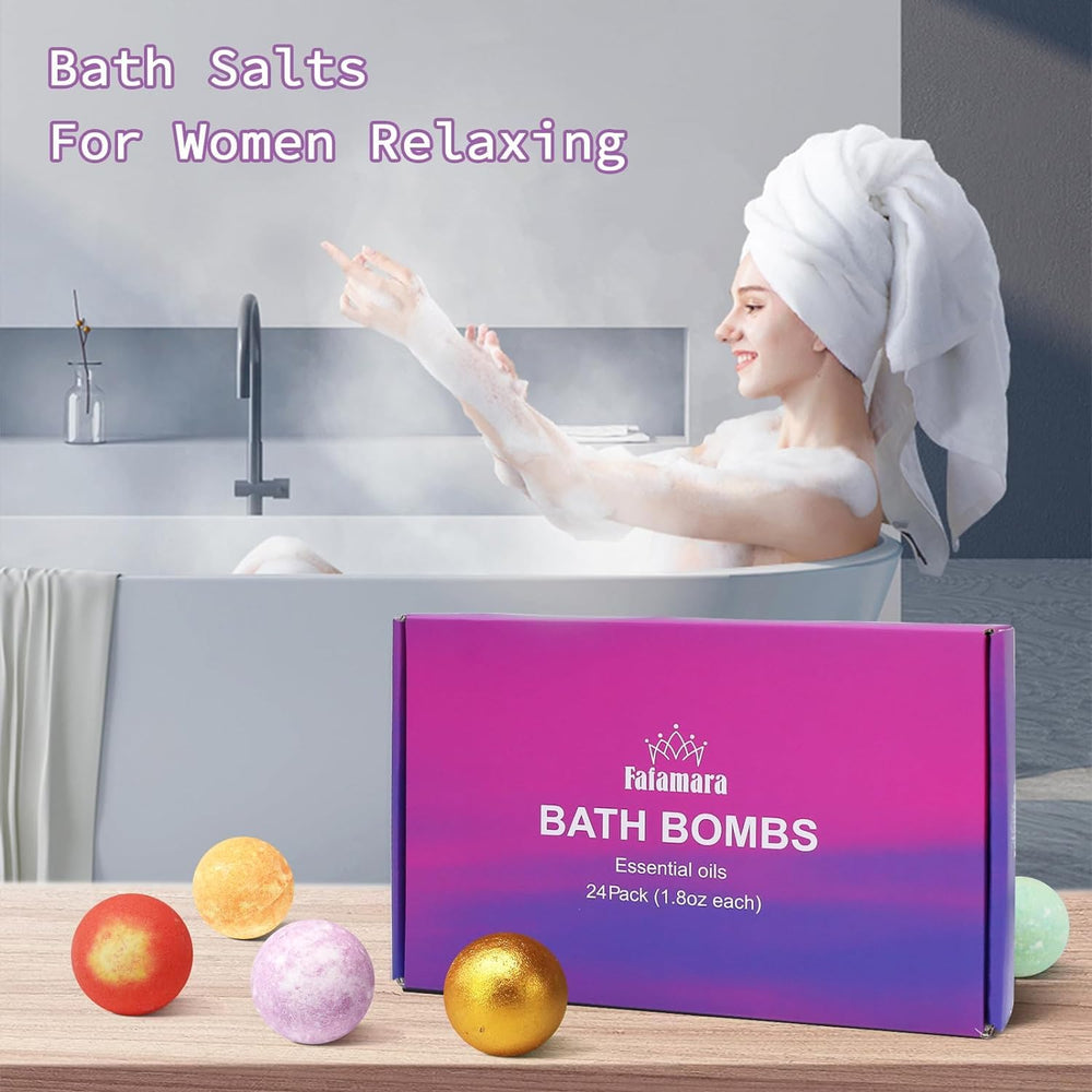 Boules de bain Fafamara coffret cadeau idéal pour anniversaire.