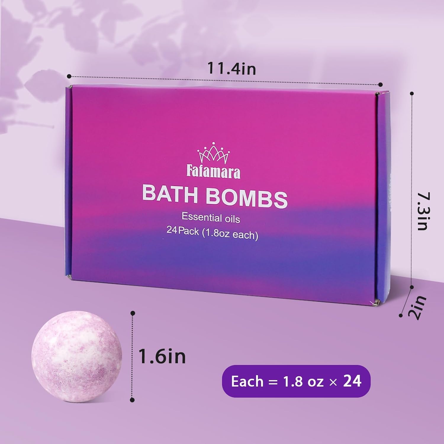 Boules de bain Fafamara parfums variés pour détente sensorielle.