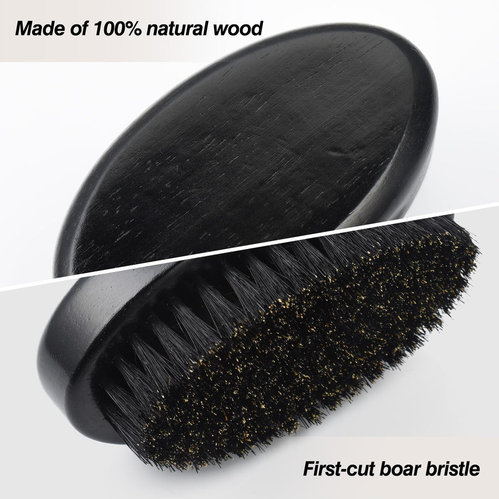 FaHaner peigne bois poirier barbe deluxe pour un contour net et durable.