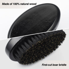 FaHaner peigne bois poirier barbe deluxe pour un contour net et durable.