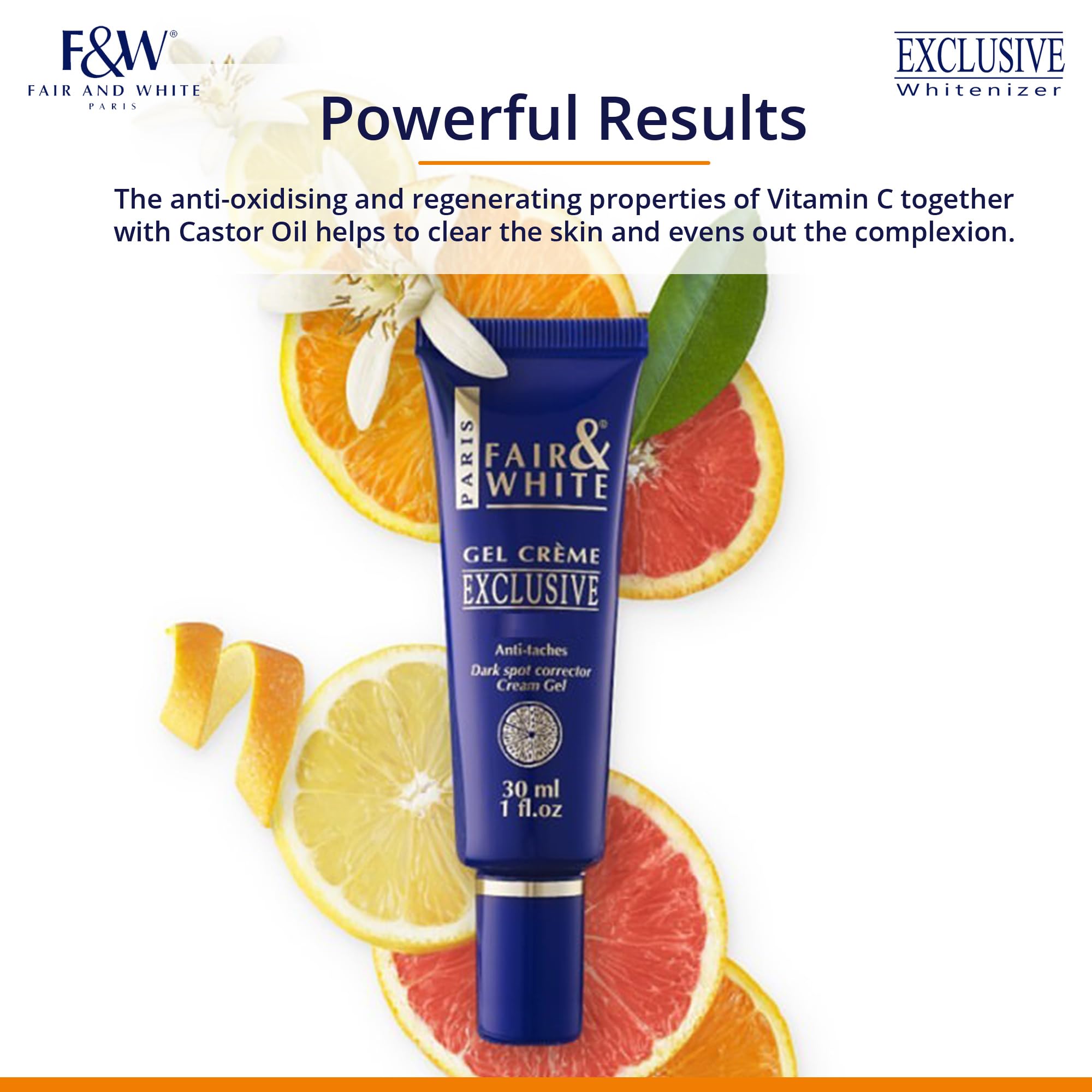 Emballage du produit Fair & White Exclusive prêt à offrir