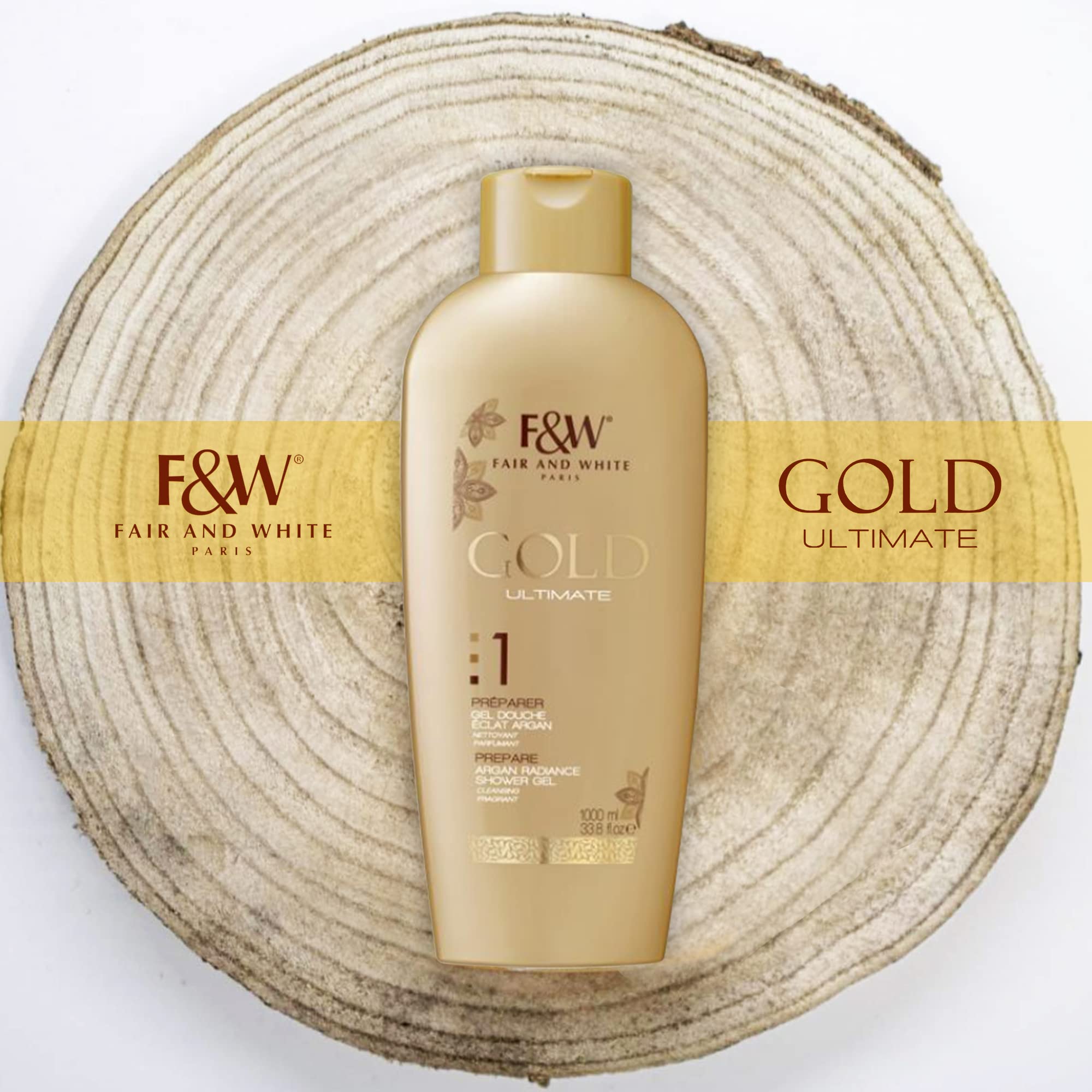 FAIR & WHITE Gold Radiance usage quotidien – hydratation et éclat léger.