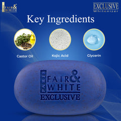 FAIR & WHITE: mousse crémeuse d'exfoliation pour peau douce et confortable.