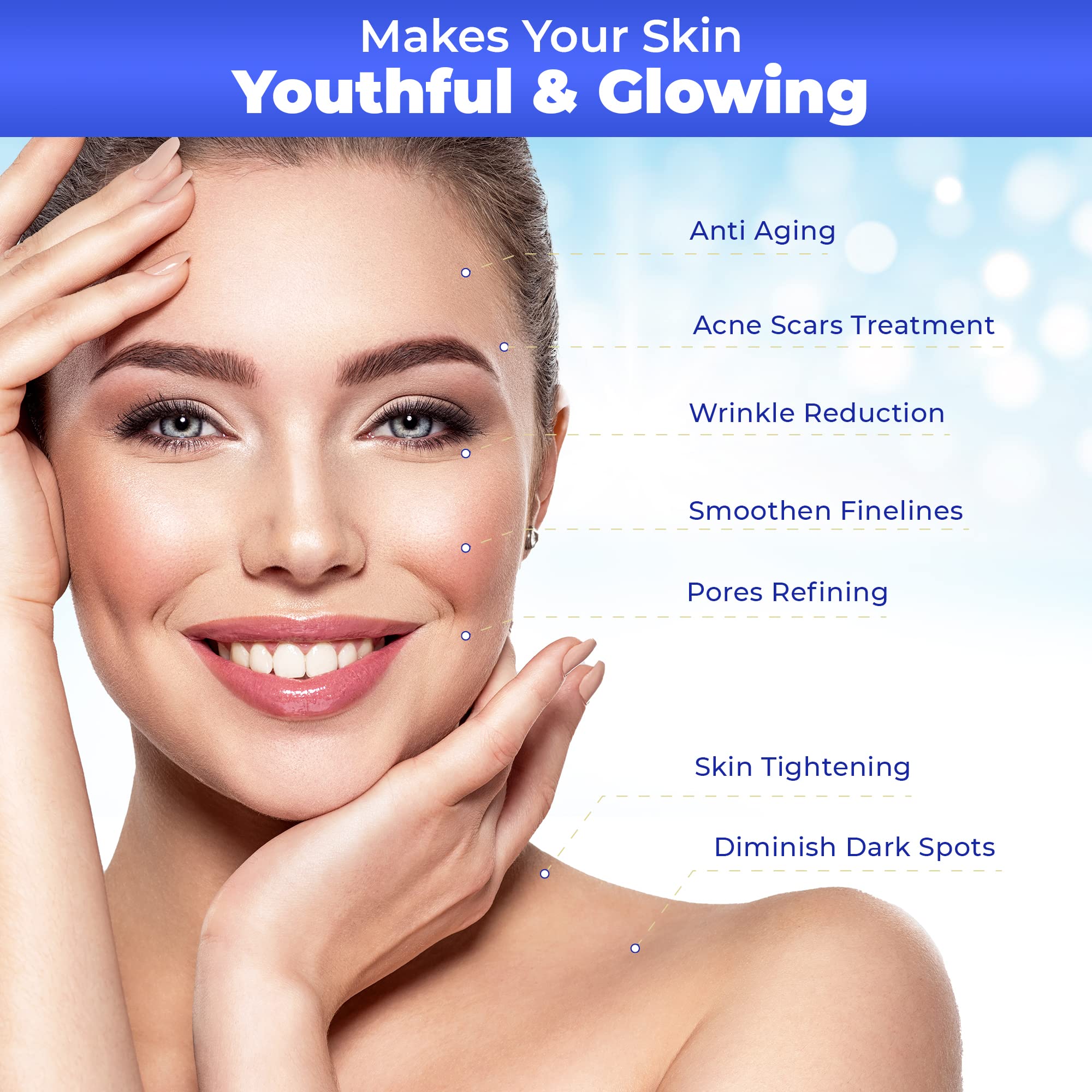 FAIR & WHITE Original Brightening Serum night routine application demonstrates smoothing skin