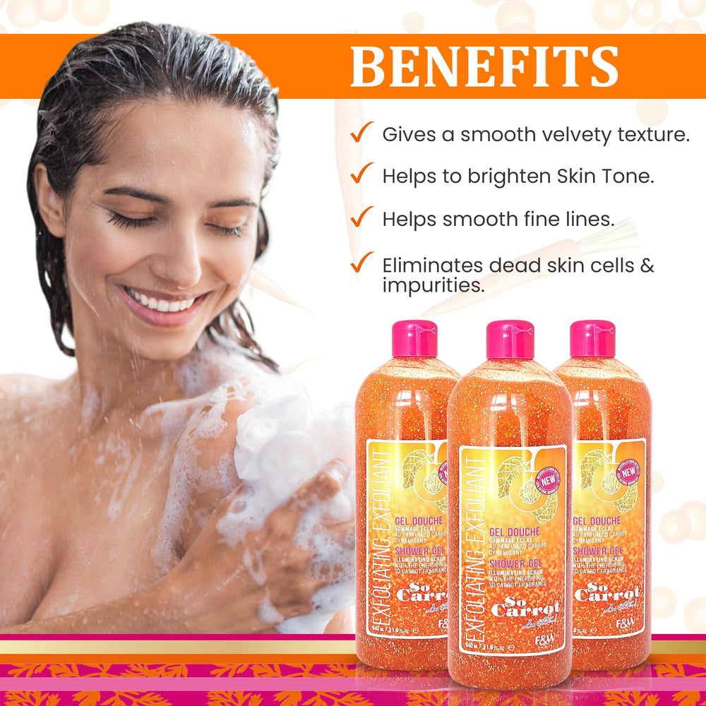 Mousse légère So Carrot pour douche agréable et rafraîchissante