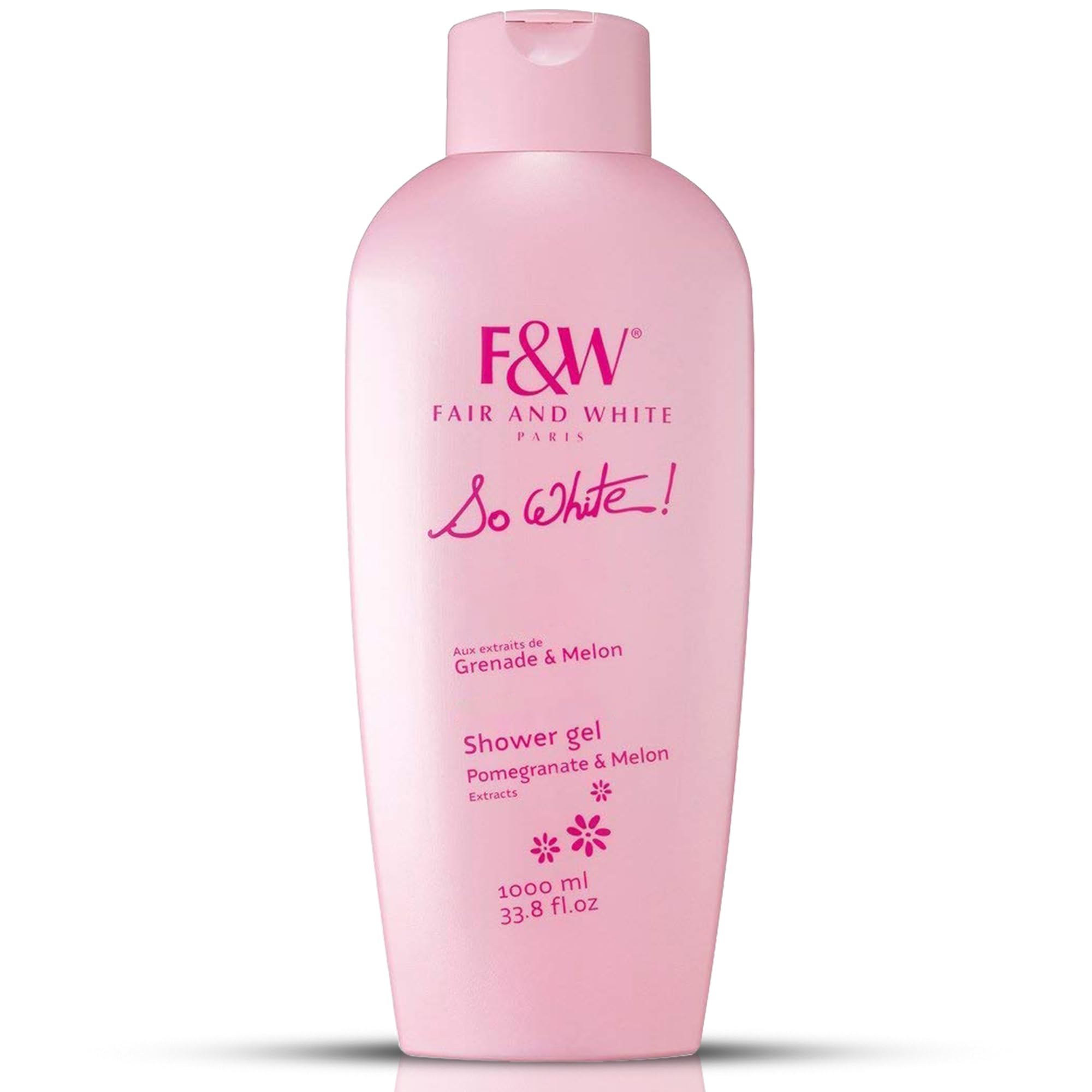 FAIR & WHITE So White, bouteille-gel-douche prête pour une routine hydratante.