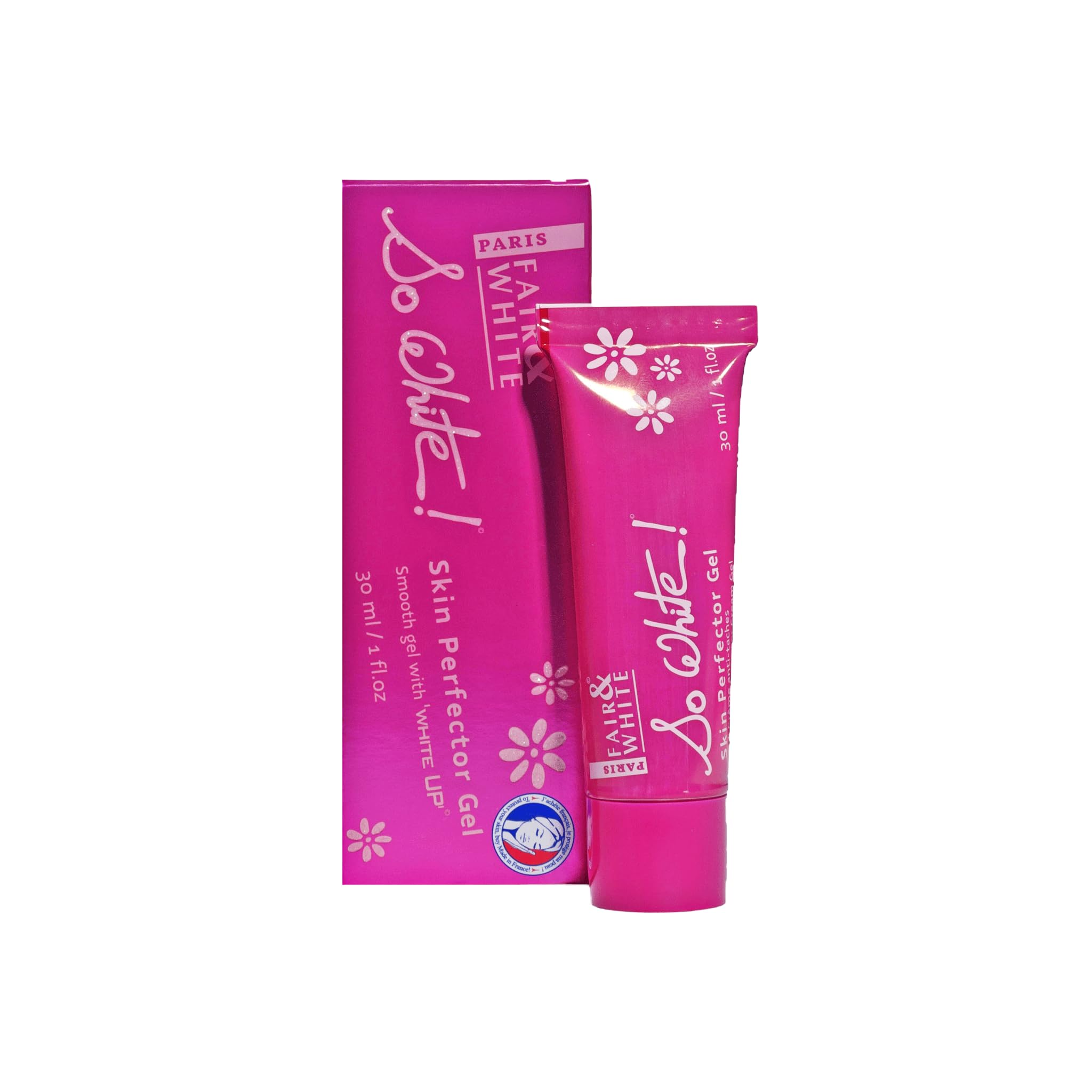 FAIR & WHITE So White Gel, flacon 30 ml, pratique pour l'usage quotidien.