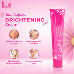 Fair & White So White Perfector Cream – texture veloutée et absorption rapide.