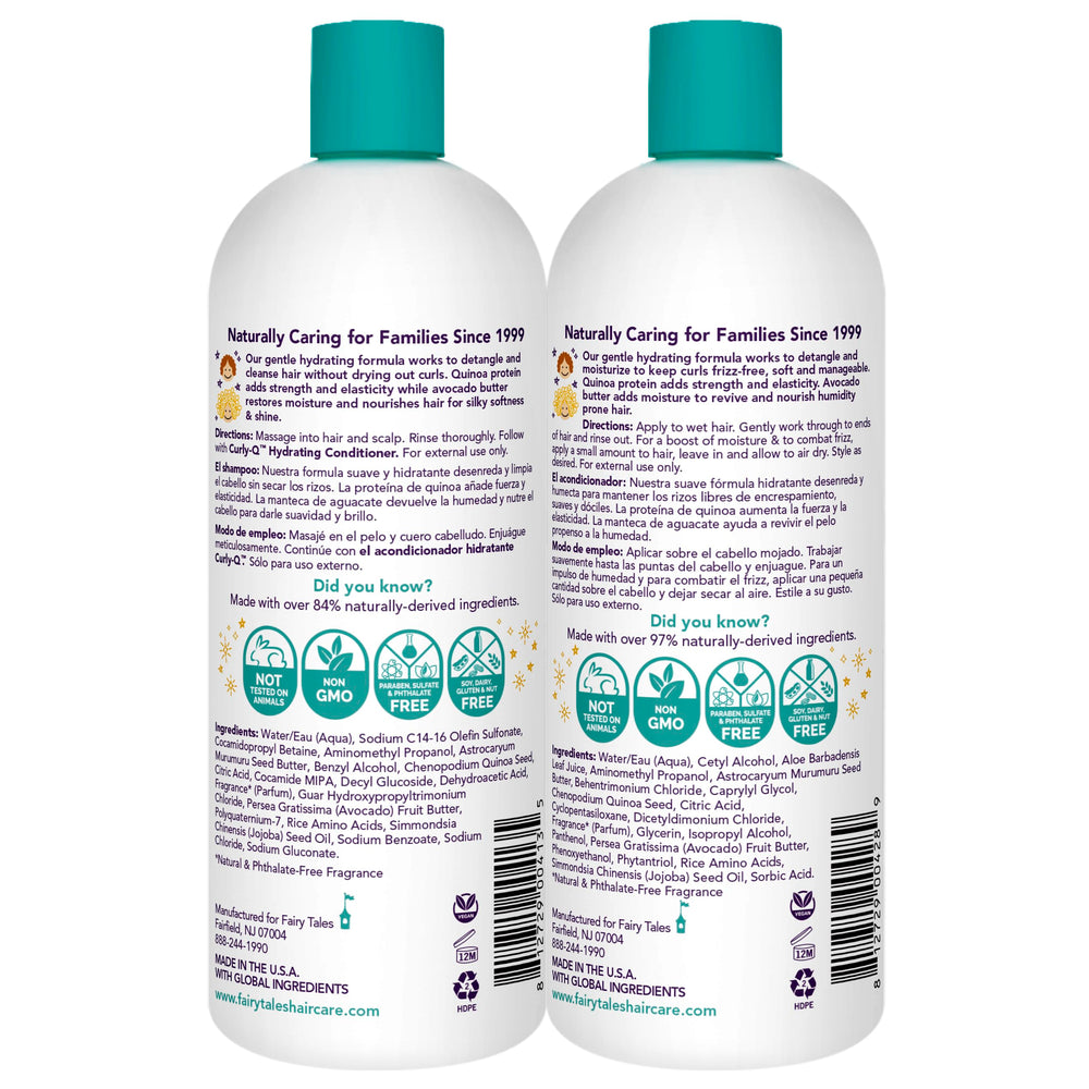 Après-shampoing Fairy Tales Curly-Q : flacon pratique pour démêler en douceur