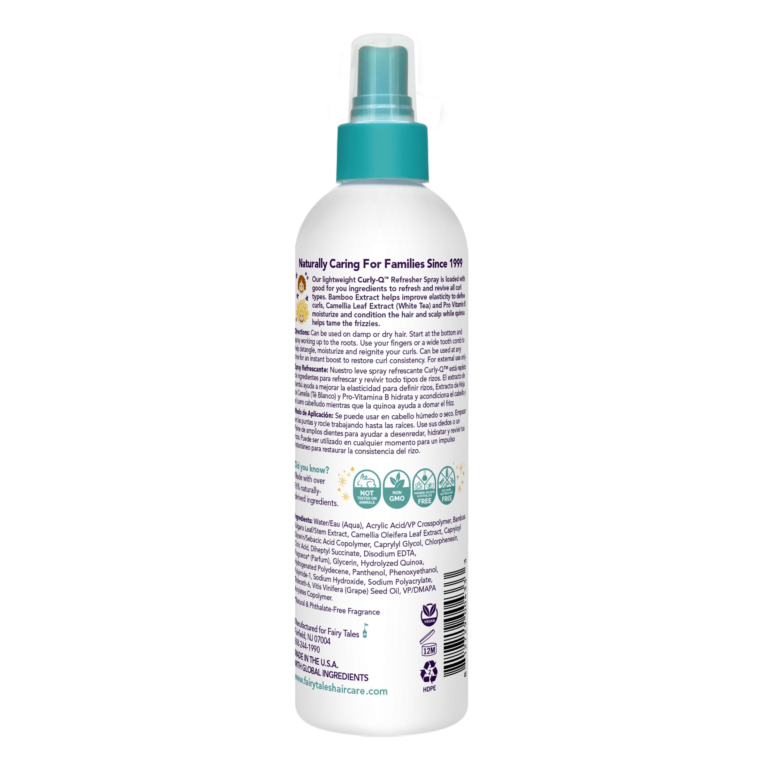 Brume definissante Fairy Tales Curly-Q Refresher, pour boucles bien structurées.